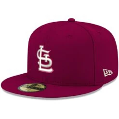Men's St. Louis Cardinals New Era Cardinal White Logo 59FIFTY Fitted Hat