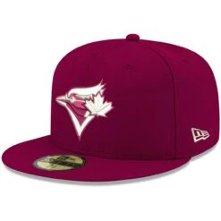 Men's Toronto Blue Jays New Era Cardinal White Logo 59FIFTY Fitted Hat