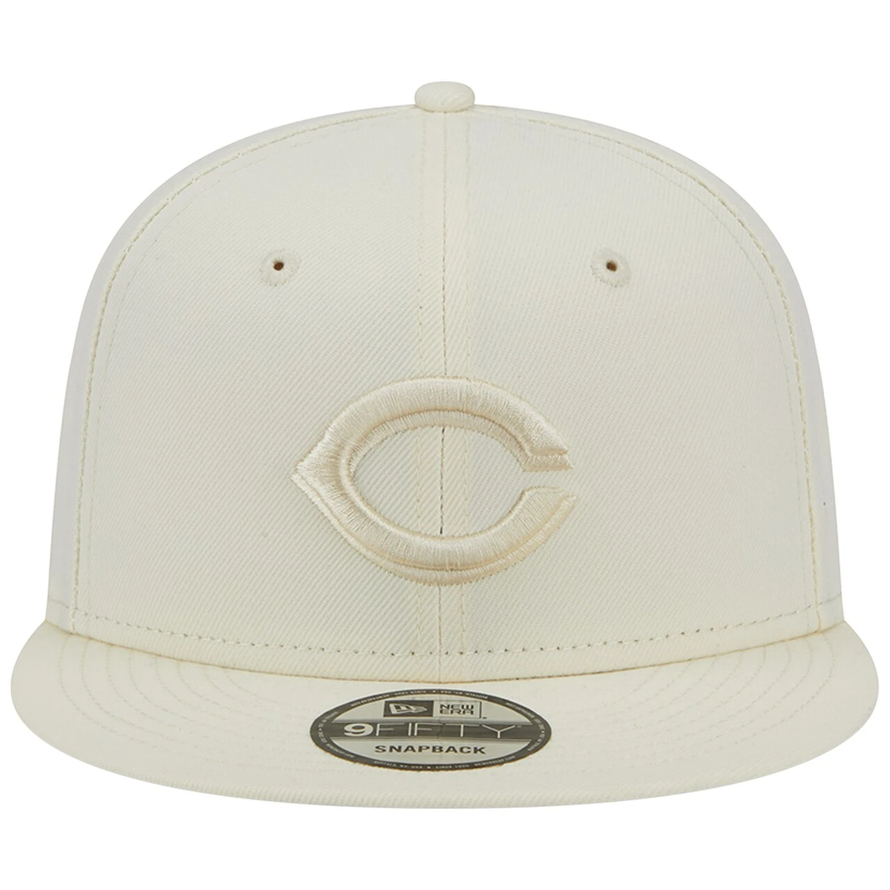 Men's Cincinnati Reds New Era Cream Spring Color Basic 9FIFTY Snapback Hat - Image 2