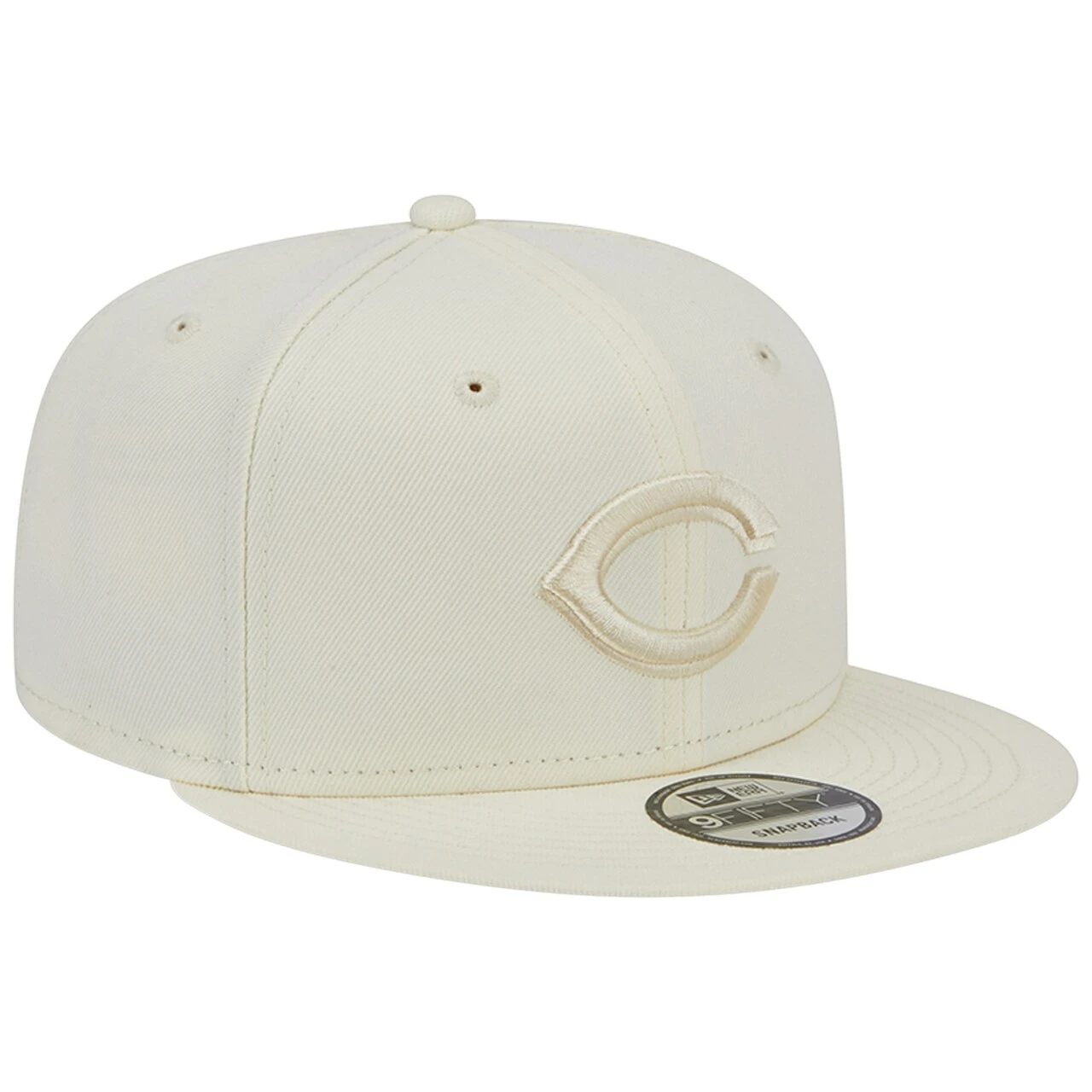 Men's Cincinnati Reds New Era Cream Spring Color Basic 9FIFTY Snapback Hat - Image 3