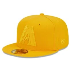 Men's Arizona Diamondbacks New Era Gold Tonal 59FIFTY Fitted Hat