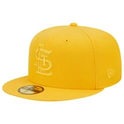 Men's St. Louis Cardinals New Era Gold Tonal 59FIFTY Fitted Hat