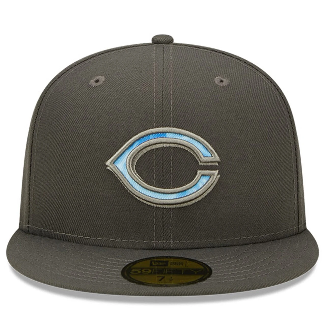 Men's Cincinnati Reds New Era Graphite 2022 Father's Day On-Field 59FIFTY Fitted Hat - Image 2