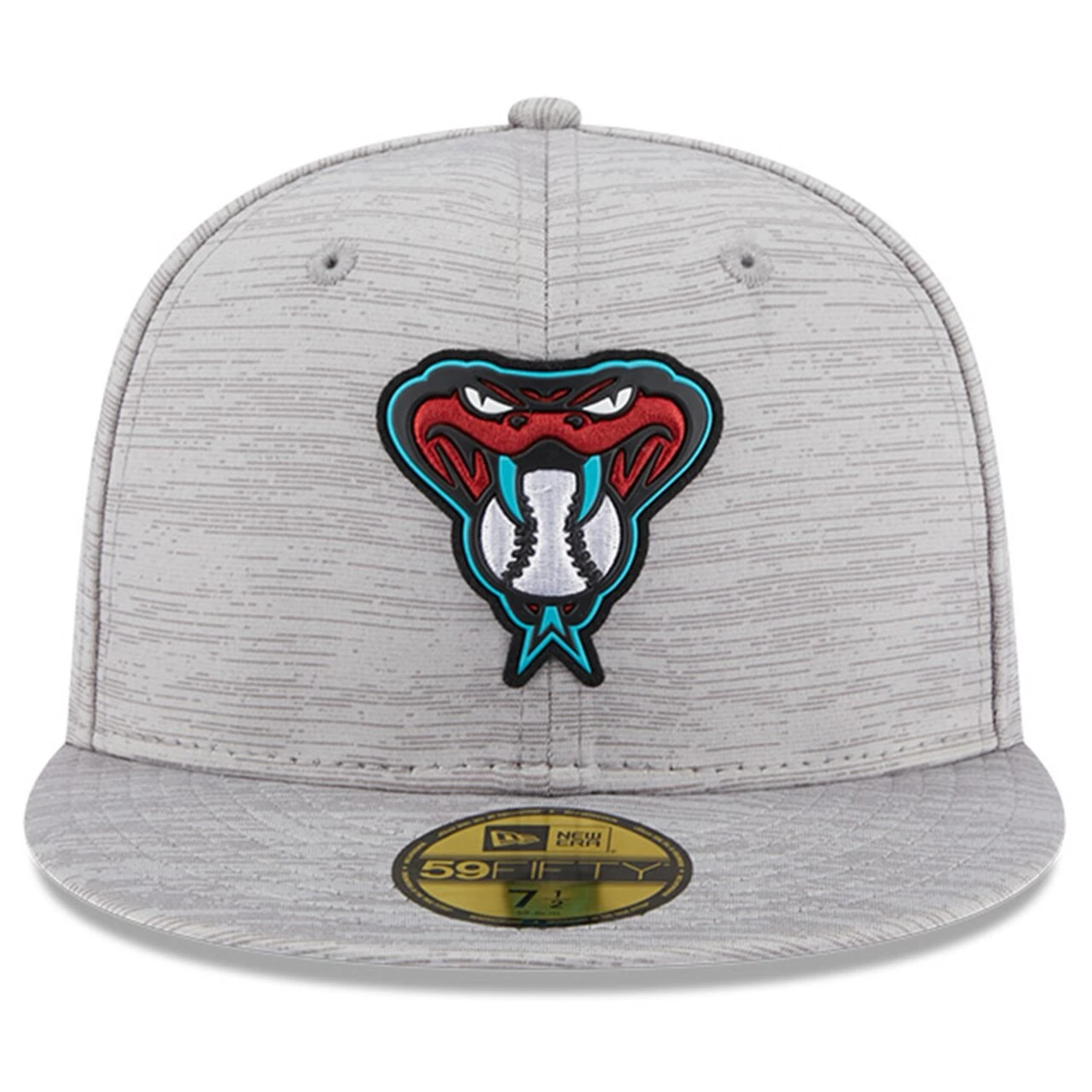 Men's Arizona Diamondbacks New Era Gray 2023 Clubhouse 59FIFTY Fitted Hat - Image 2