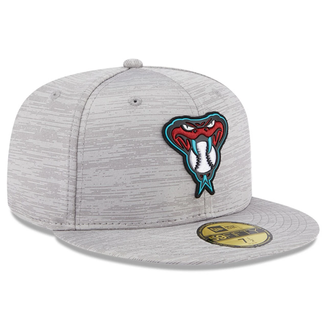 Men's Arizona Diamondbacks New Era Gray 2023 Clubhouse 59FIFTY Fitted Hat - Image 3