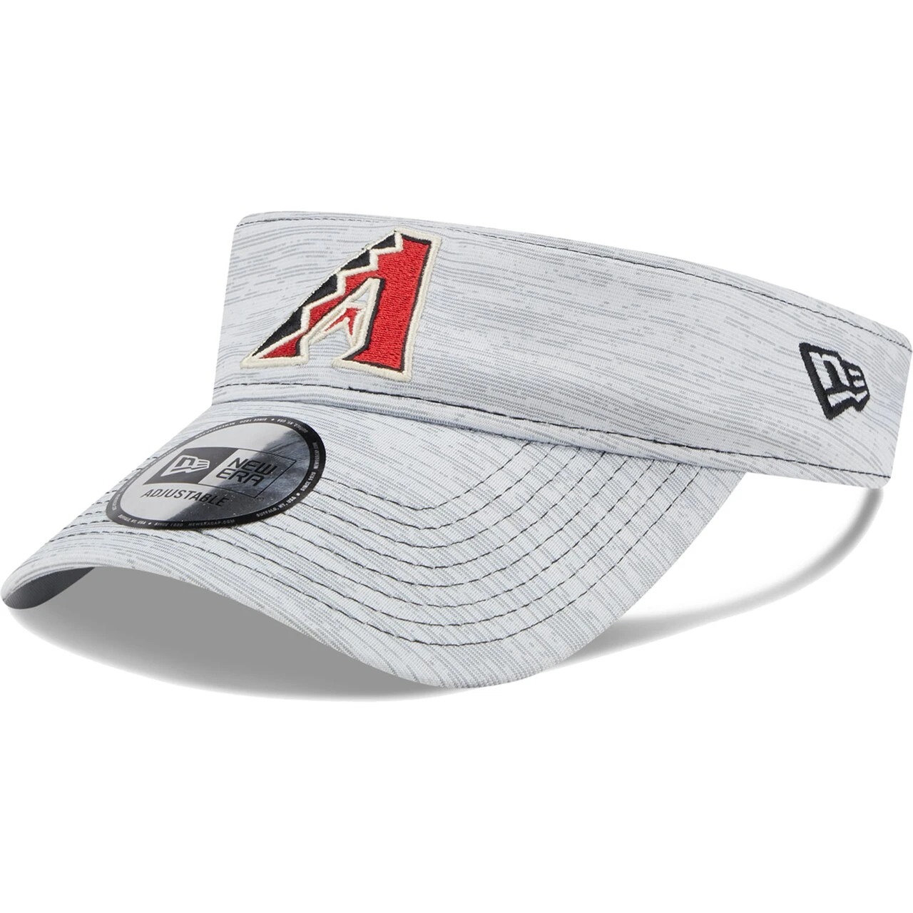 Men's Arizona Diamondbacks New Era Gray Adjustable Visor