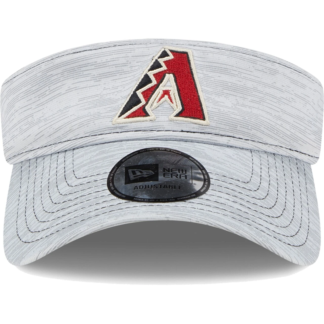 Men's Arizona Diamondbacks New Era Gray Adjustable Visor - Image 2