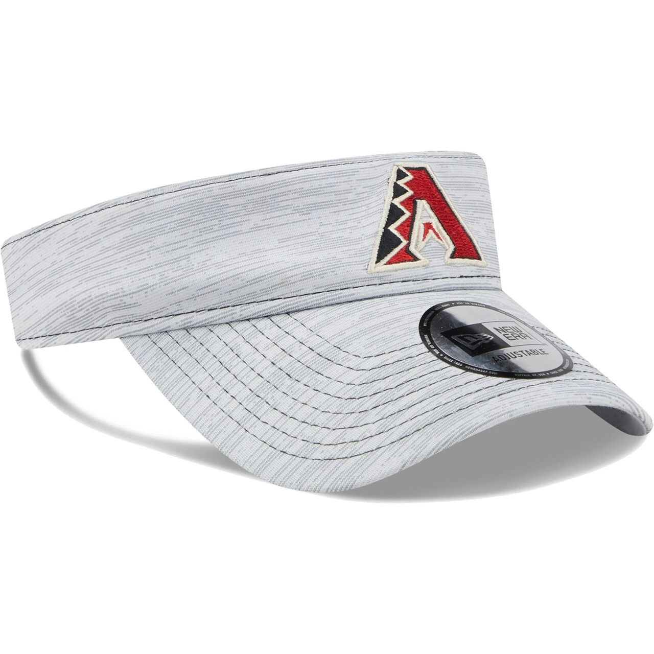 Men's Arizona Diamondbacks New Era Gray Adjustable Visor - Image 3