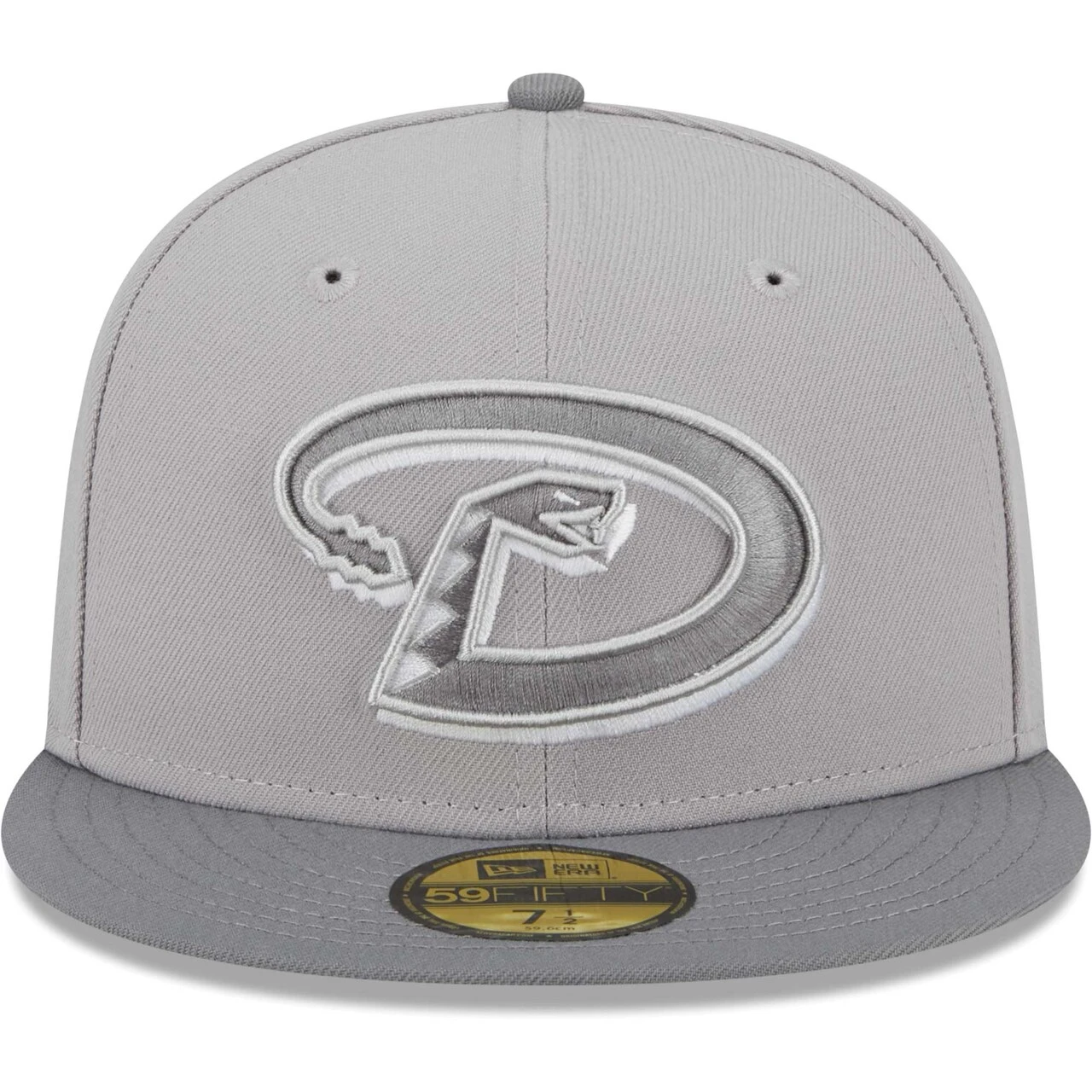 Men's Arizona Diamondbacks New Era Gray Green Undervisor 59FIFTY Fitted Hat - Image 2
