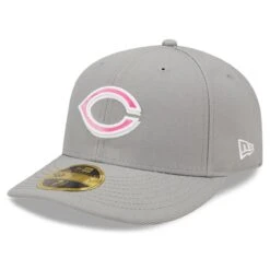 Men's Cincinnati Reds New Era Gray 2022 Mother's Day On-Field Low Profile 59FIFTY Fitted Hat