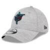 Men's Miami Marlins New Era Gray 2023 Clubhouse 39THIRTY Flex Hat