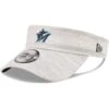 Men's Miami Marlins New Era Gray Distinct Visor