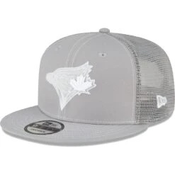 Men's Toronto Blue Jays New Era Gray 2023 On-Field Batting Practice 9FIFTY Snapback Hat