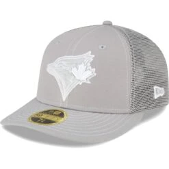 Men's Toronto Blue Jays New Era Gray 2023 On-Field Batting Practice Low Profile 59FIFTY Fitted Hat