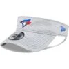 Men's Toronto Blue Jays New Era Gray Adjustable Visor