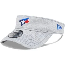 Men's Toronto Blue Jays New Era Gray Adjustable Visor