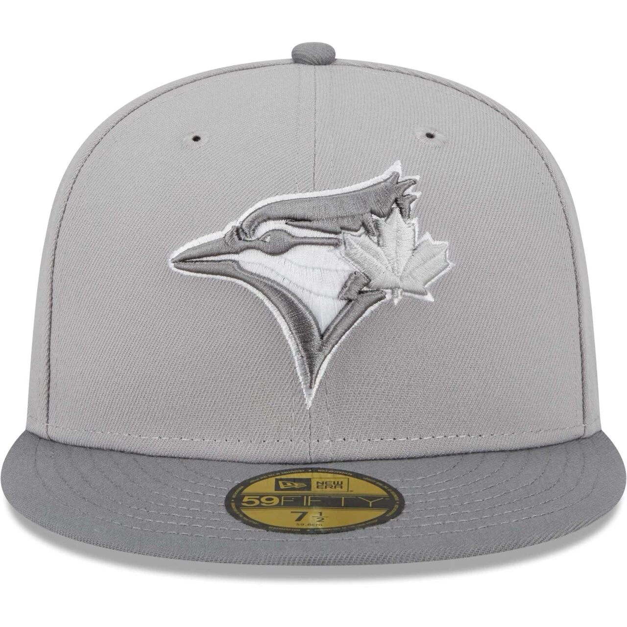Men's Toronto Blue Jays New Era Gray Green Undervisor 59FIFTY Fitted Hat - Image 2