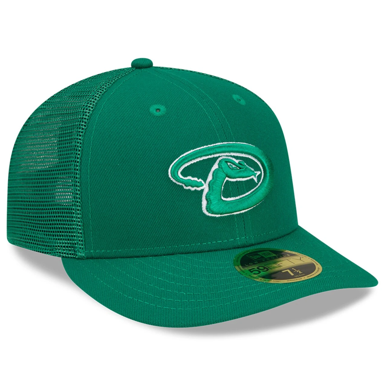 Men's Arizona Diamondbacks New Era Green 2022 St. Patrick's Day Low Profile 59FIFTY Fitted Hat - Image 3