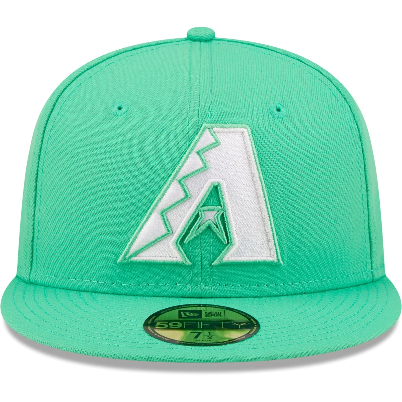 Men's Arizona Diamondbacks New Era Green Logo 59FIFTY Fitted Hat - Image 2