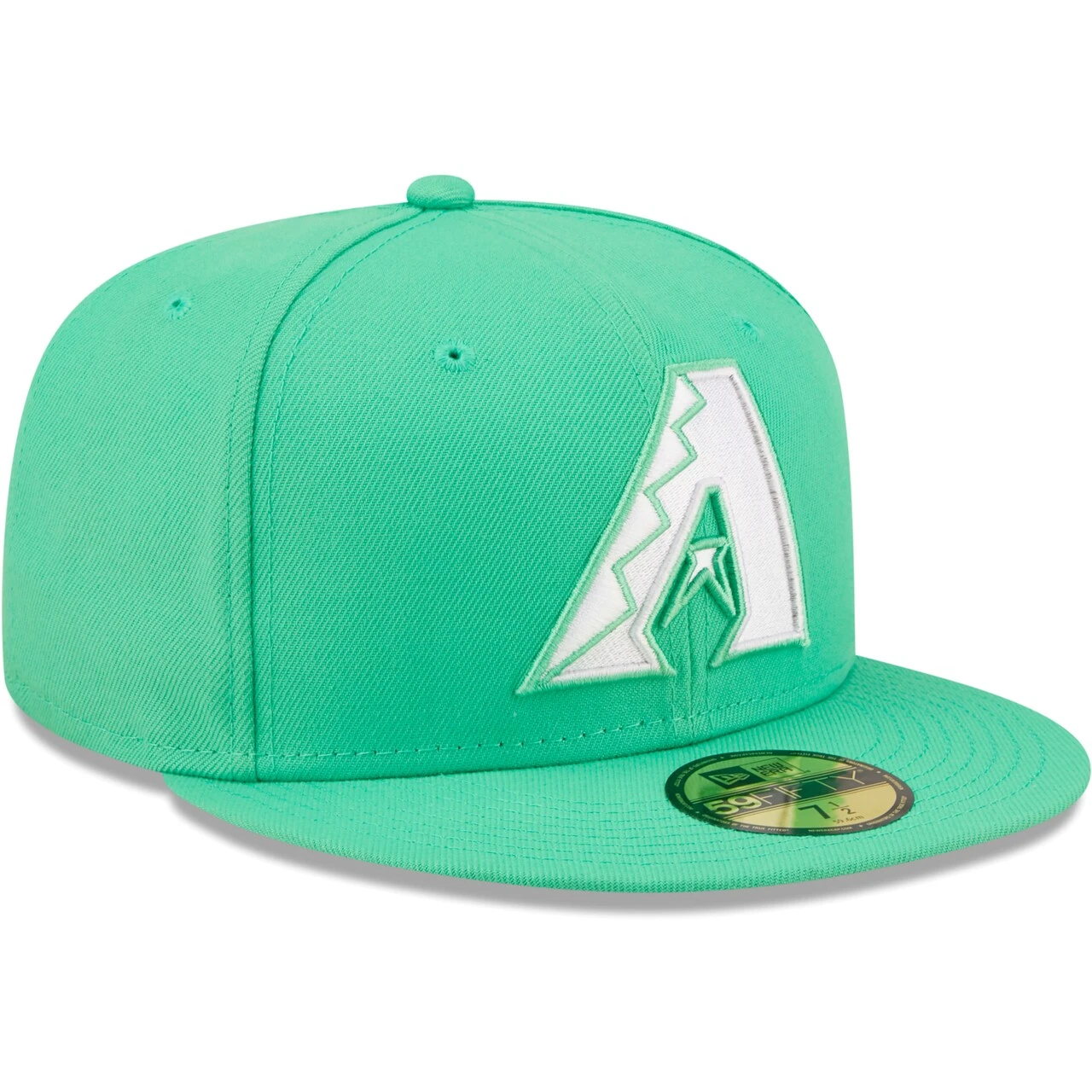 Men's Arizona Diamondbacks New Era Green Logo 59FIFTY Fitted Hat - Image 3