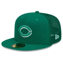 Men's Cincinnati Reds New Era Green 2022 St. Patrick's Day 59FIFTY Fitted Hat