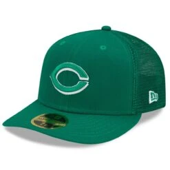 Men's Cincinnati Reds New Era Green 2022 St. Patrick's Day Low Profile 59FIFTY Fitted Hat