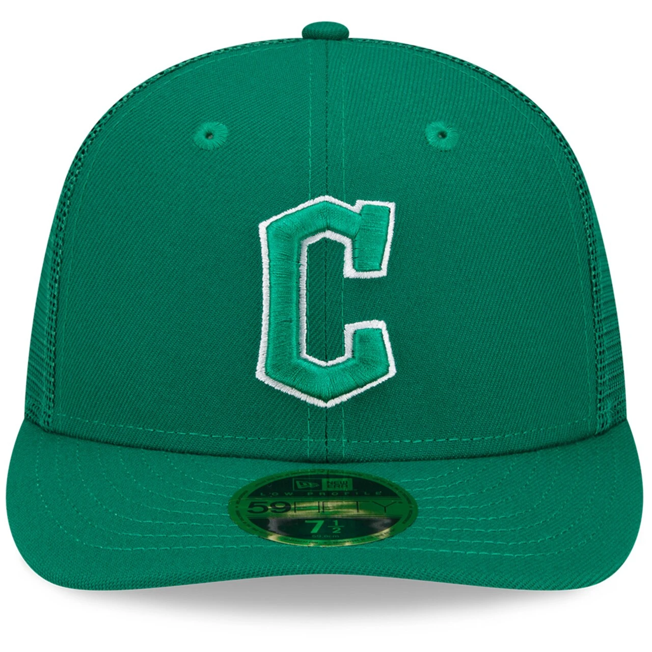 Men's Cleveland Guardians New Era Green 2022 St. Patrick's Day Low Profile 59FIFTY Fitted Hat - Image 2
