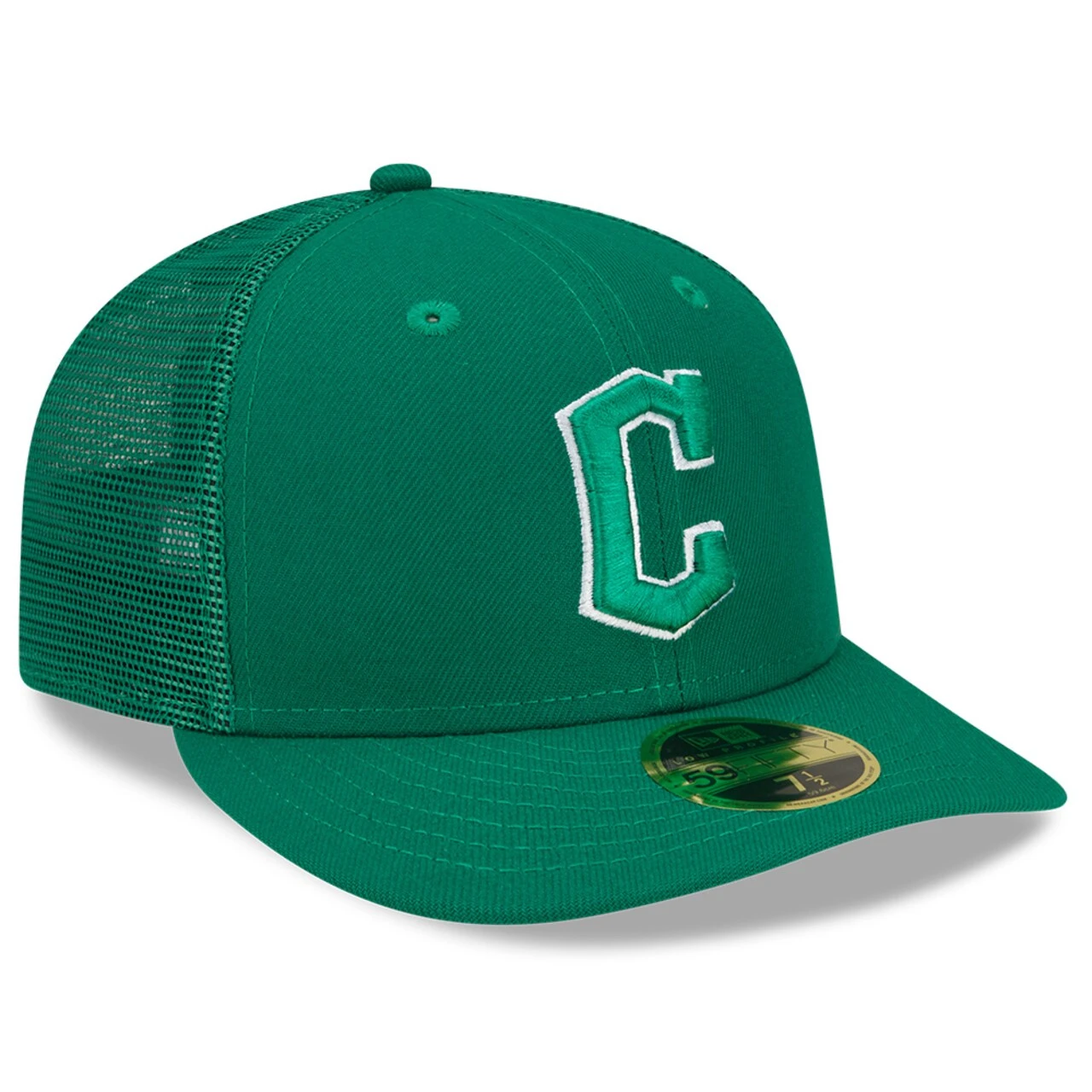 Men's Cleveland Guardians New Era Green 2022 St. Patrick's Day Low Profile 59FIFTY Fitted Hat - Image 3