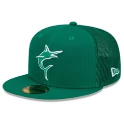 Men's Miami Marlins New Era Green 2022 St. Patrick's Day 59FIFTY Fitted Hat
