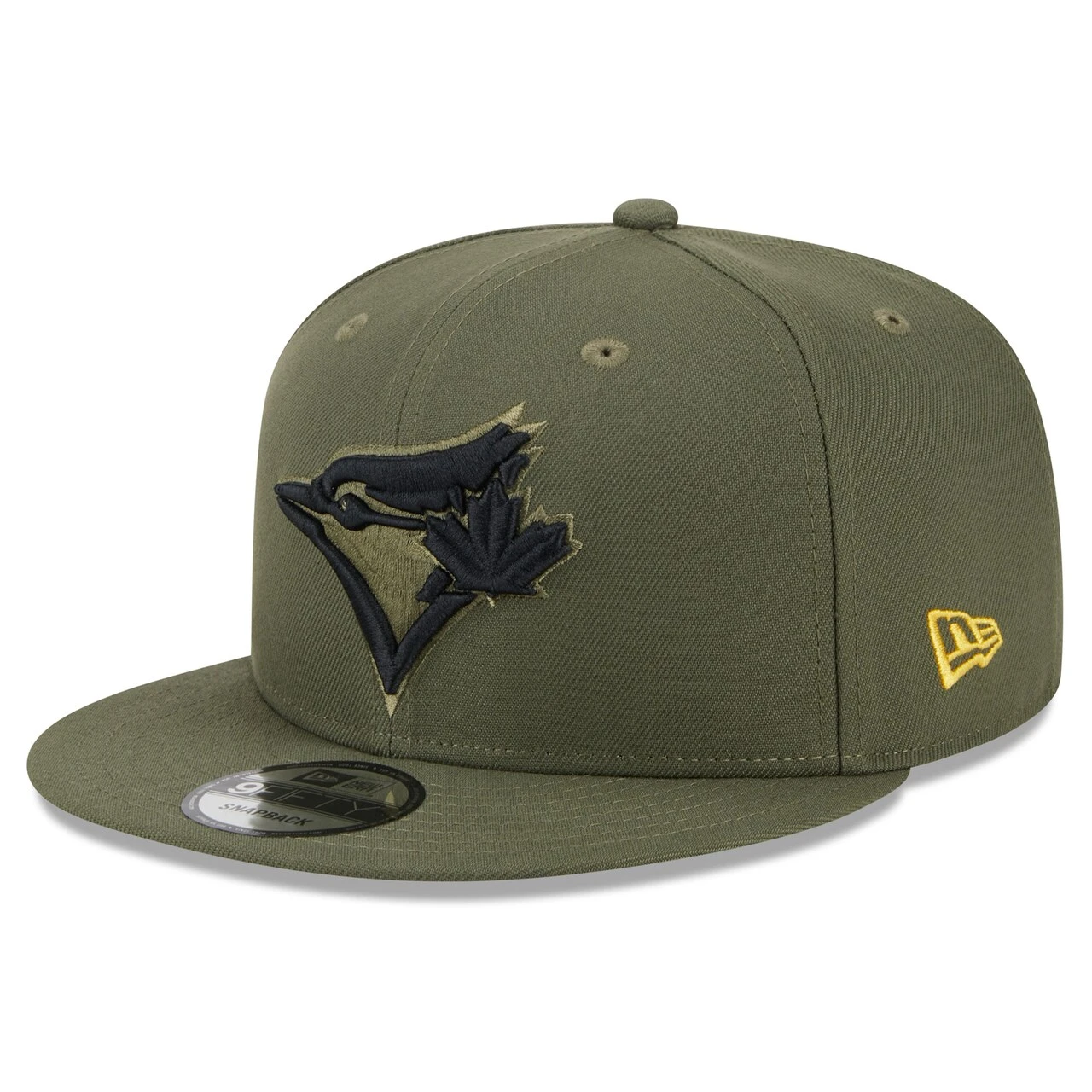 Men's Toronto Blue Jays New Era Green 2023 Armed Forces Day 9FIFTY Snapback Adjustable Hat - Image 3