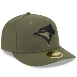 Men's Toronto Blue Jays New Era Green 2023 Armed Forces Day Low Profile 59FIFTY Fitted Hat