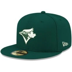 Men's Toronto Blue Jays New Era Green White Logo 59FIFTY Fitted Hat