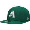 Men's Arizona Diamondbacks New Era Kelly Green White Logo 59FIFTY Fitted Hat