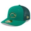Men's Cincinnati Reds New Era Kelly Green 2023 St. Patrick's Day Low Profile 59FIFTY Fitted Hat