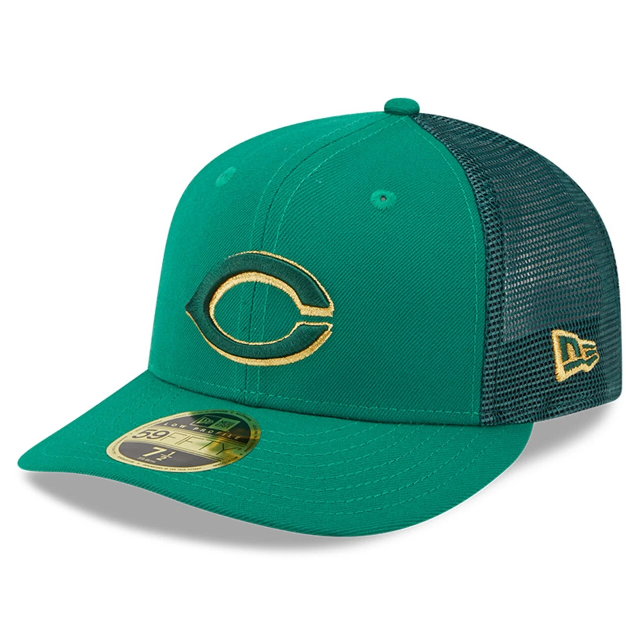 Men's Cincinnati Reds New Era Kelly Green 2023 St. Patrick's Day Low Profile 59FIFTY Fitted Hat
