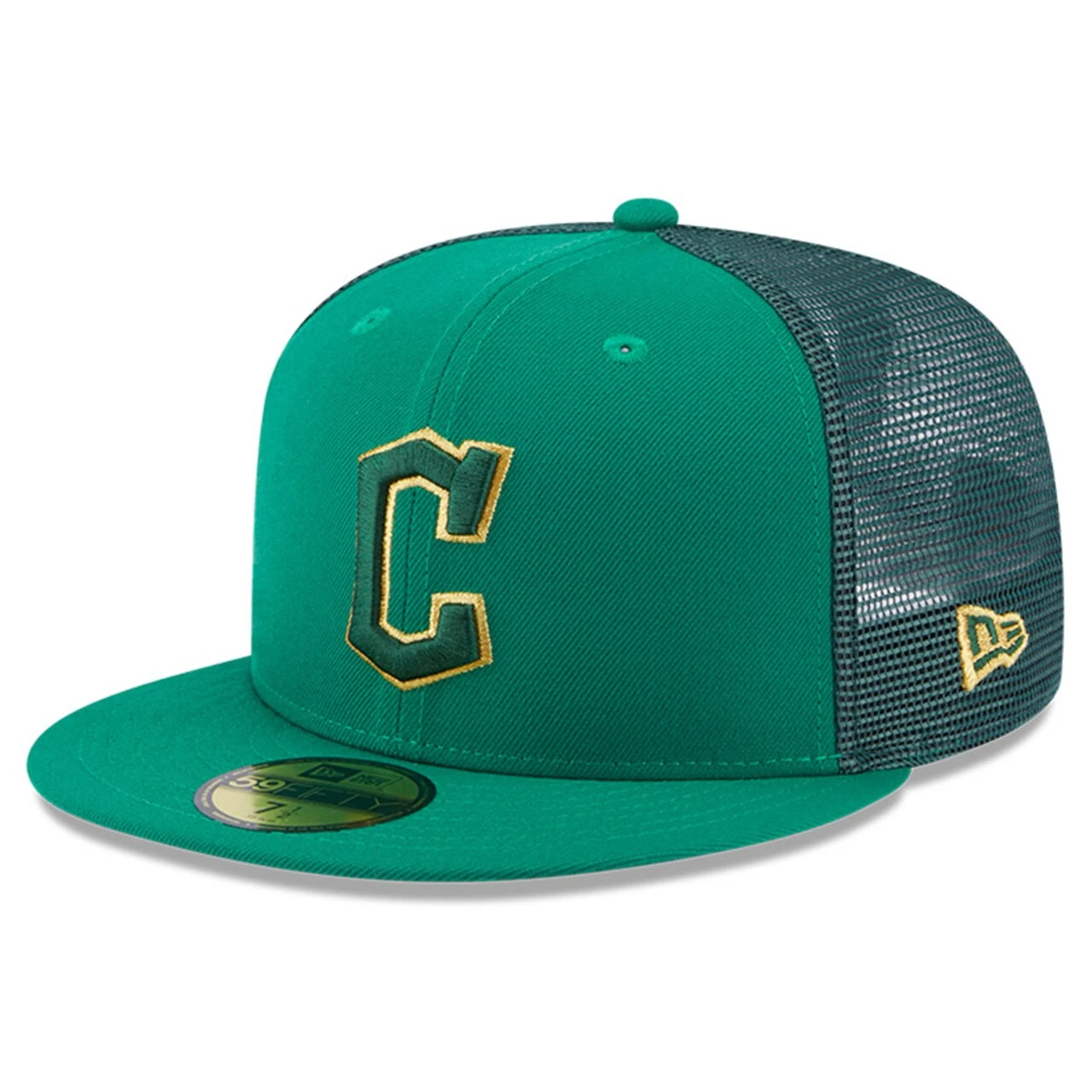 Men's Cleveland Guardians New Era Kelly Green 2023 St. Patrick's Day 59FIFTY Fitted Hat