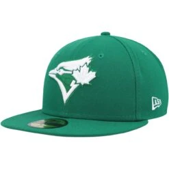 Men's Toronto Blue Jays New Era Kelly Green White Logo 59FIFTY Fitted Hat
