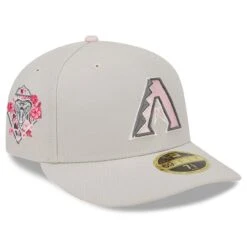 Men's Arizona Diamondbacks New Era Khaki 2023 Mother's Day Low Profile 59FIFTY Fitted Hat