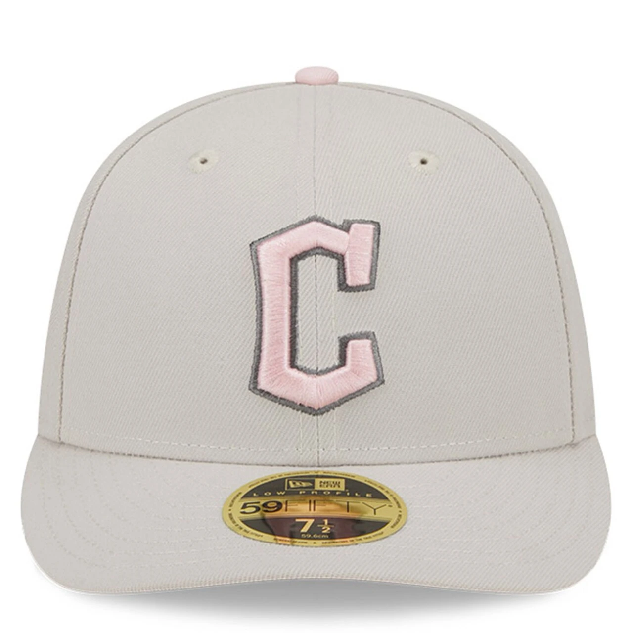 Men's Cleveland Guardians New Era Khaki 2023 Mother's Day Low Profile 59FIFTY Fitted Hat - Image 2