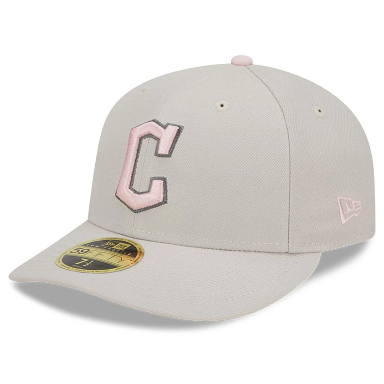Men's Cleveland Guardians New Era Khaki 2023 Mother's Day Low Profile 59FIFTY Fitted Hat - Image 3