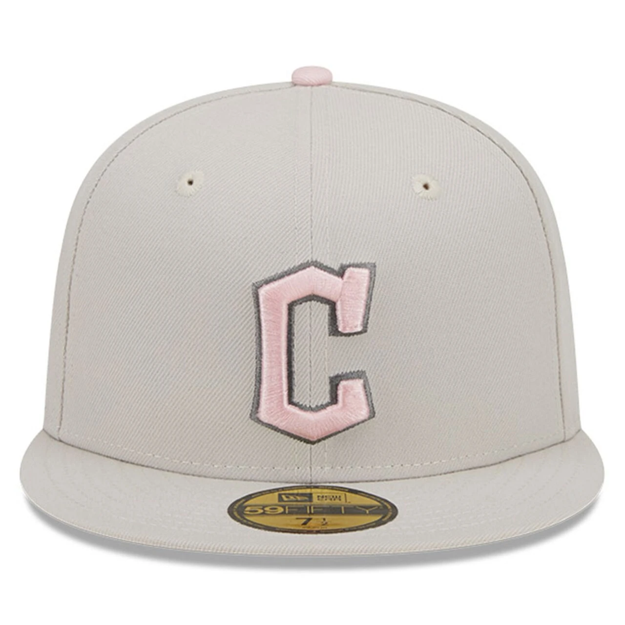 Men's Cleveland Guardians New Era Khaki 2023 Mother's Day On-Field 59FIFTY Fitted Hat - Image 2