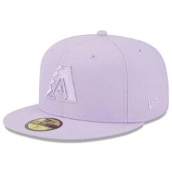 Men's Arizona Diamondbacks New Era Lavender 2023 Spring Color Basic 59FIFTY Fitted Hat