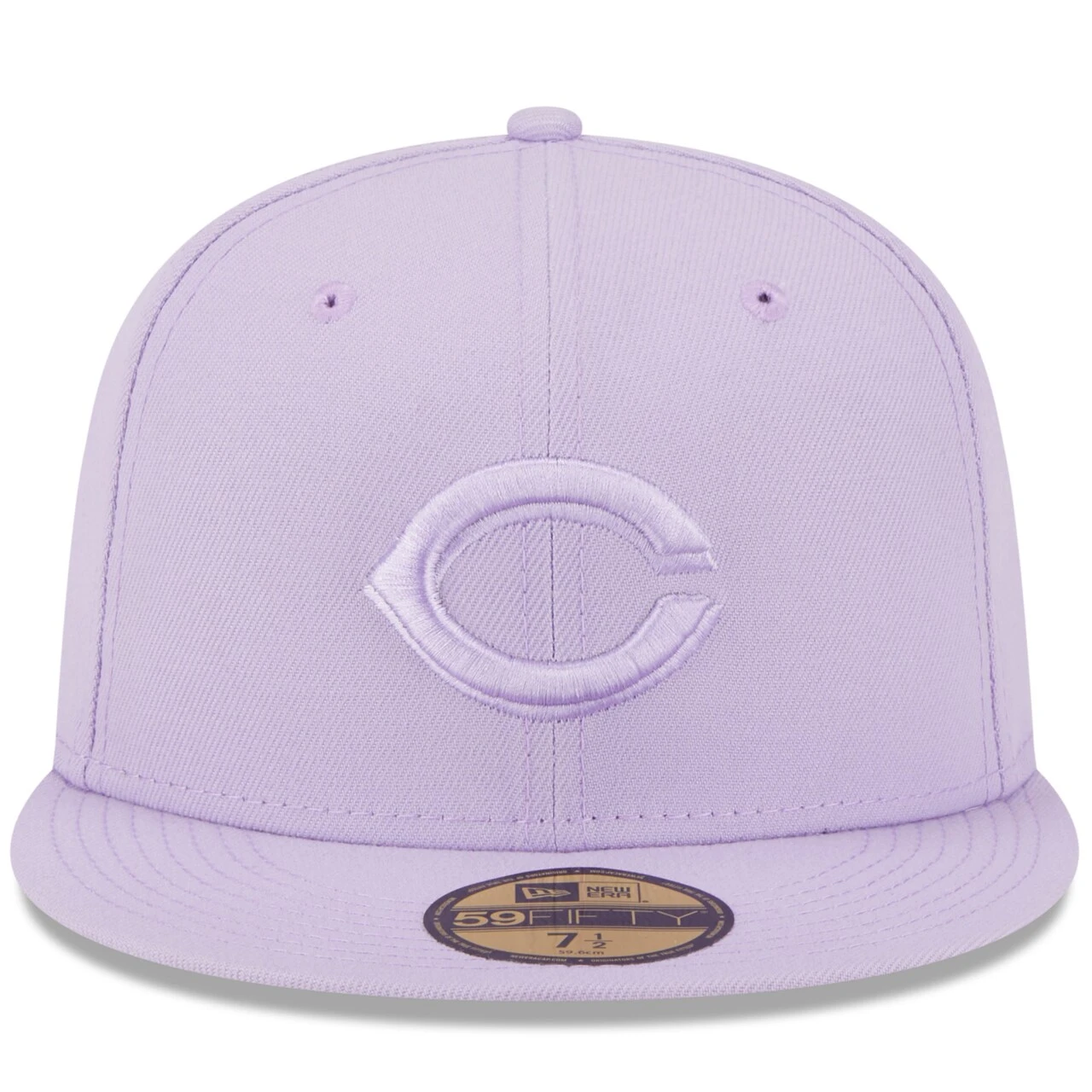 Men's Cincinnati Reds New Era Lavender 2023 Spring Color Basic 59FIFTY Fitted Hat - Image 2