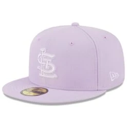 Men's St. Louis Cardinals New Era Lavender 2023 Spring Color Basic 59FIFTY Fitted Hat