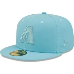 Men's Arizona Diamondbacks New Era Light Blue Color Pack 59FIFTY Fitted Hat