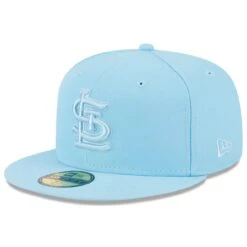 Men's St. Louis Cardinals New Era Light Blue 2023 Spring Color Basic 59FIFTY Fitted Hat