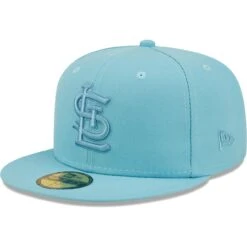 Men's St. Louis Cardinals New Era Light Blue Color Pack 59FIFTY Fitted Hat