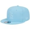 Men's St. Louis Cardinals New Era Light Blue Spring Color Basic 9FIFTY Snapback Hat