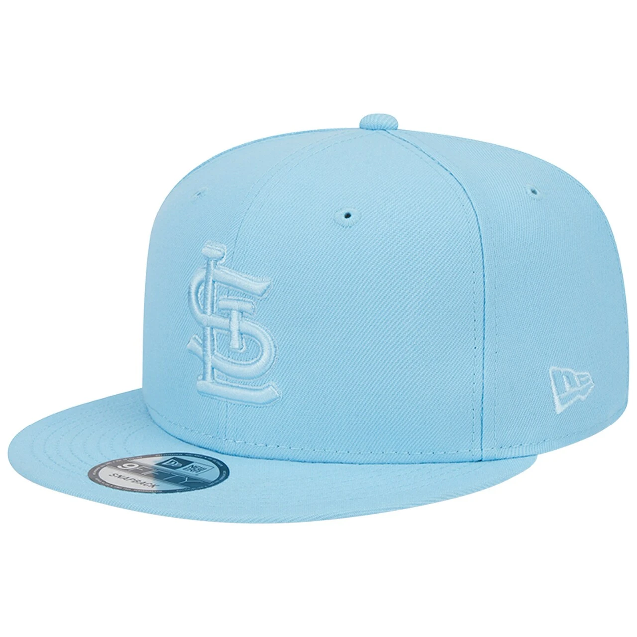 Men's St. Louis Cardinals New Era Light Blue Spring Color Basic 9FIFTY Snapback Hat