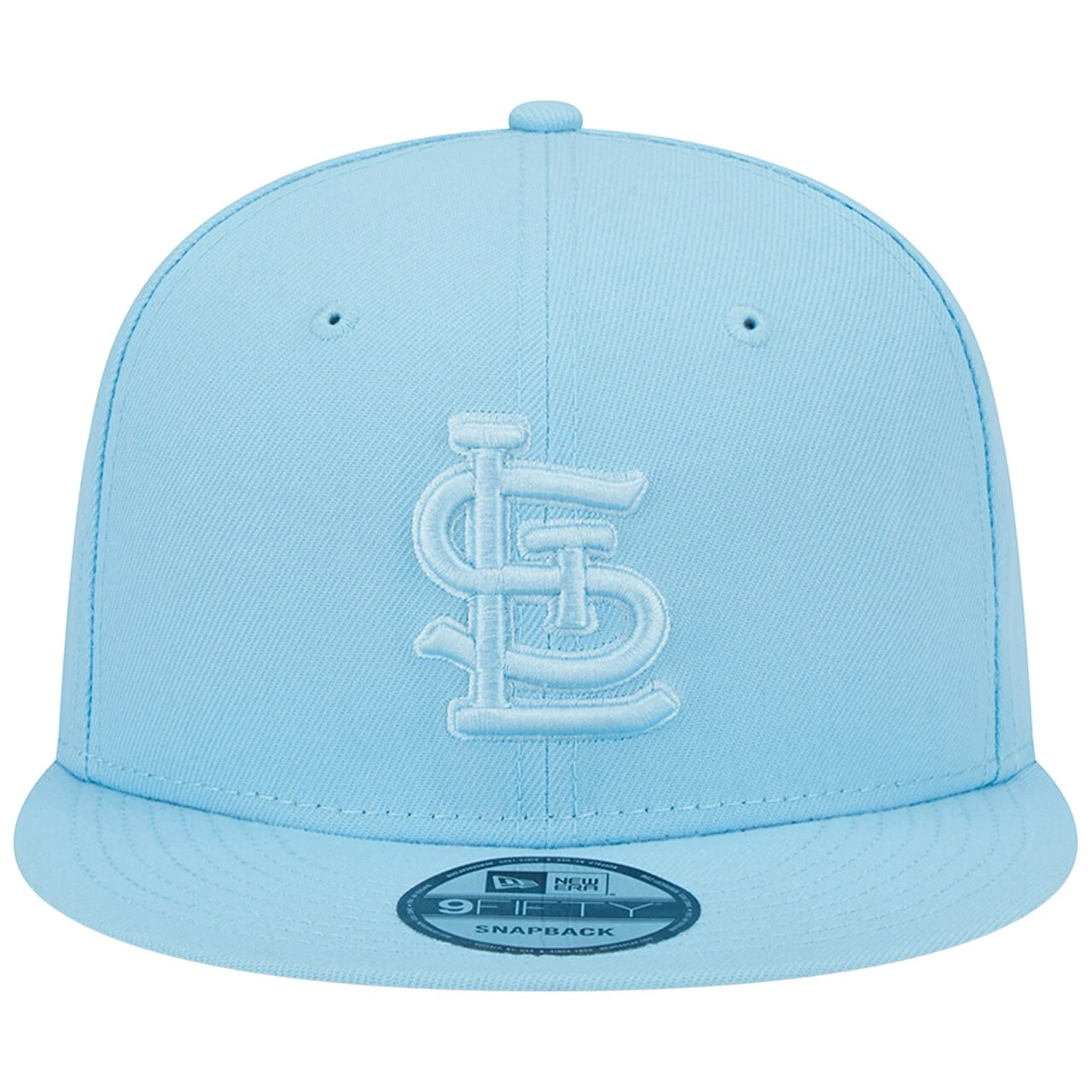 Men's St. Louis Cardinals New Era Light Blue Spring Color Basic 9FIFTY Snapback Hat - Image 2